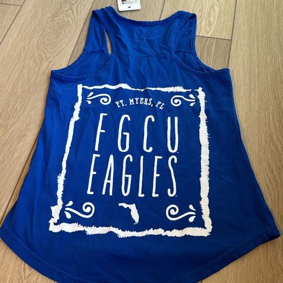 NWT Florida Gulf Coast University Eagles Racerback Tank Top - Picture 1 of 9